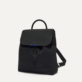 PLP |The Cinch Back Pack in Black shown from the front.