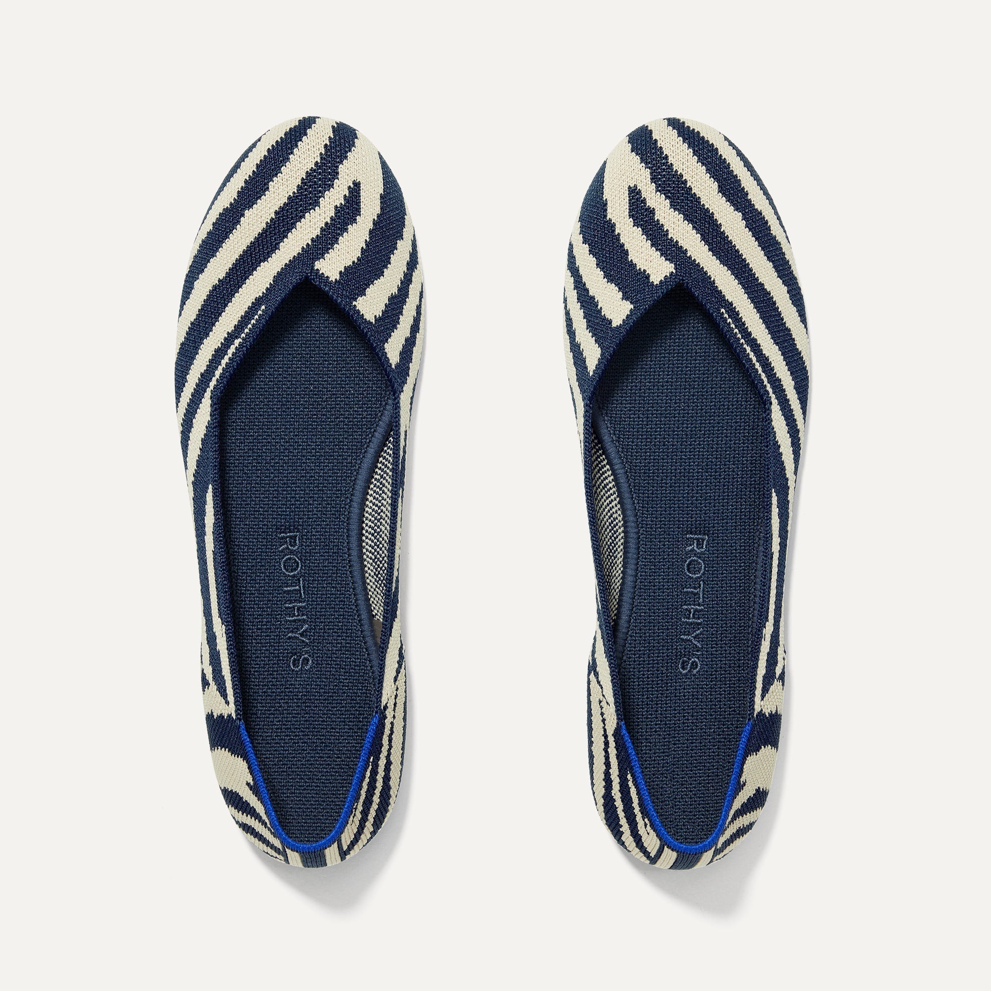 The Flat in Indigo Zebra shown from the top. 