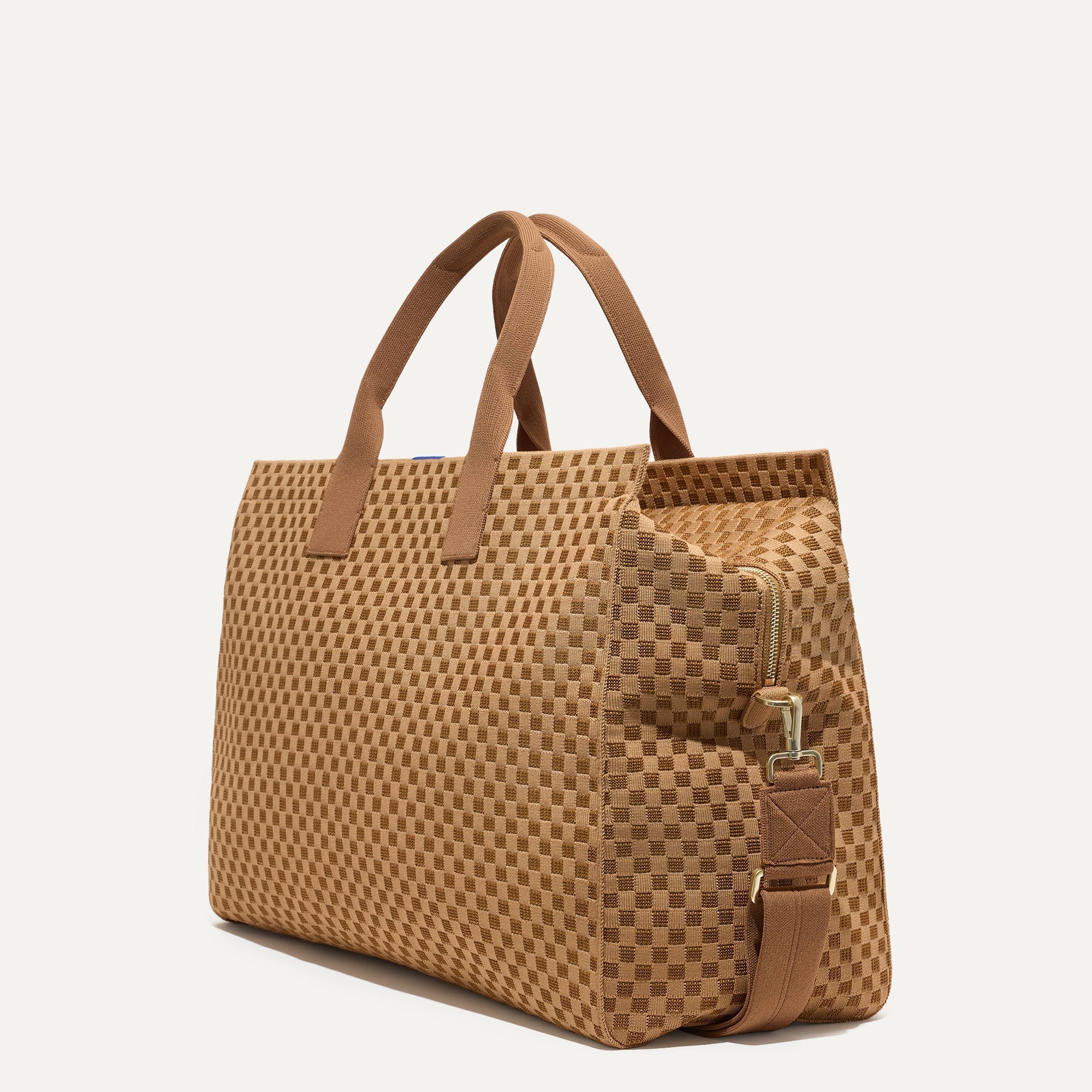 The Weekender in Hazelnut shown in diagonal view. 