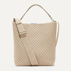 PDP |The Bucket Bag in Knot Brown shown from the front.