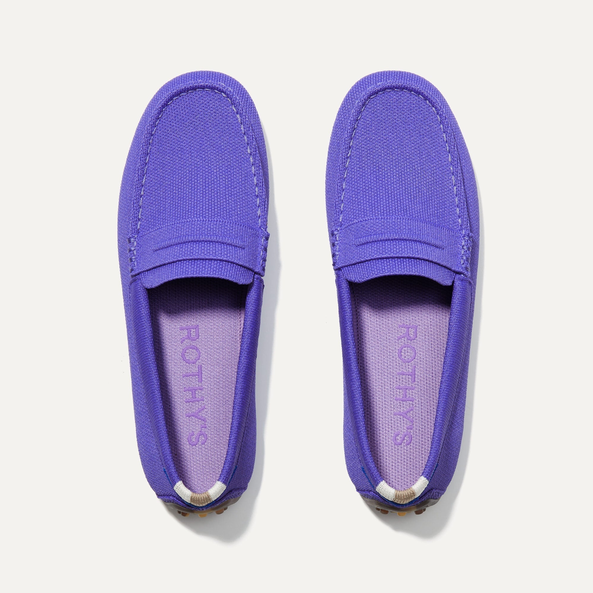 The Driver in Periwinkle shown from the top. 
