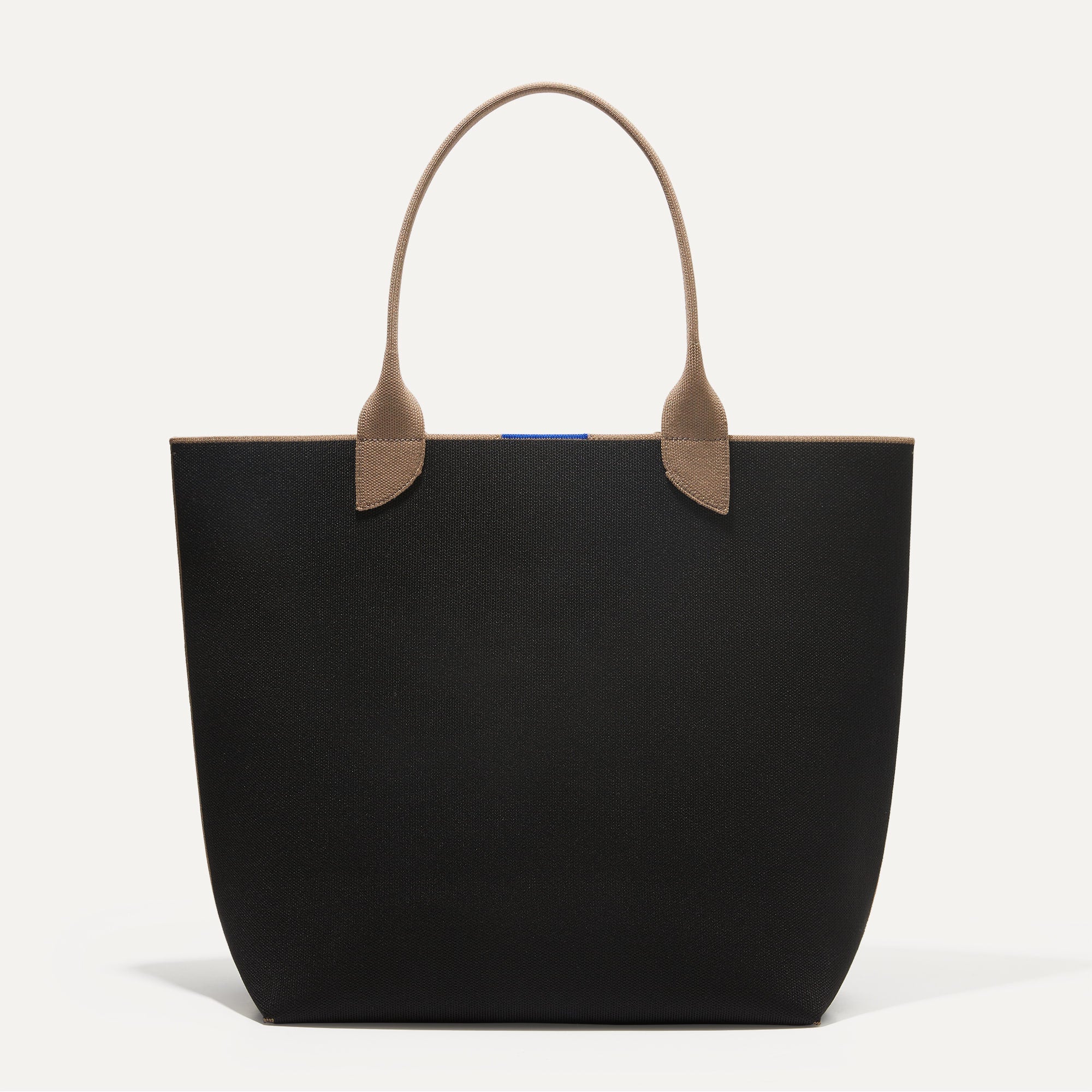 PDP |The Lightweight Tote in Black Portobello shown from the front.