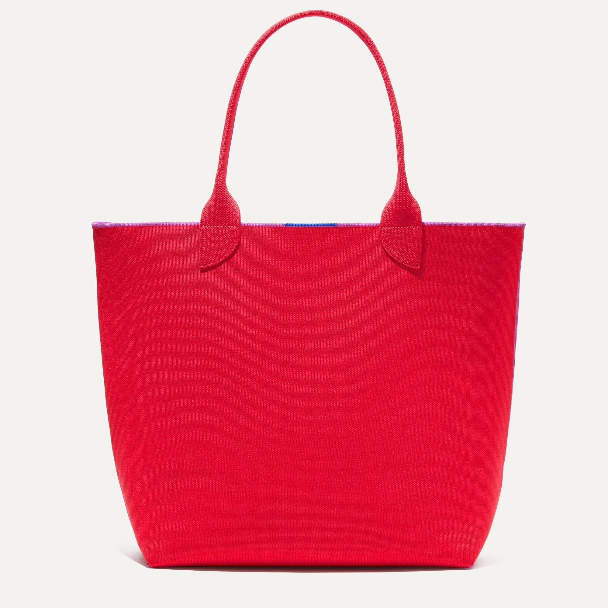 PLP |The Lightweight Tote in Salsa Red shown from the front.