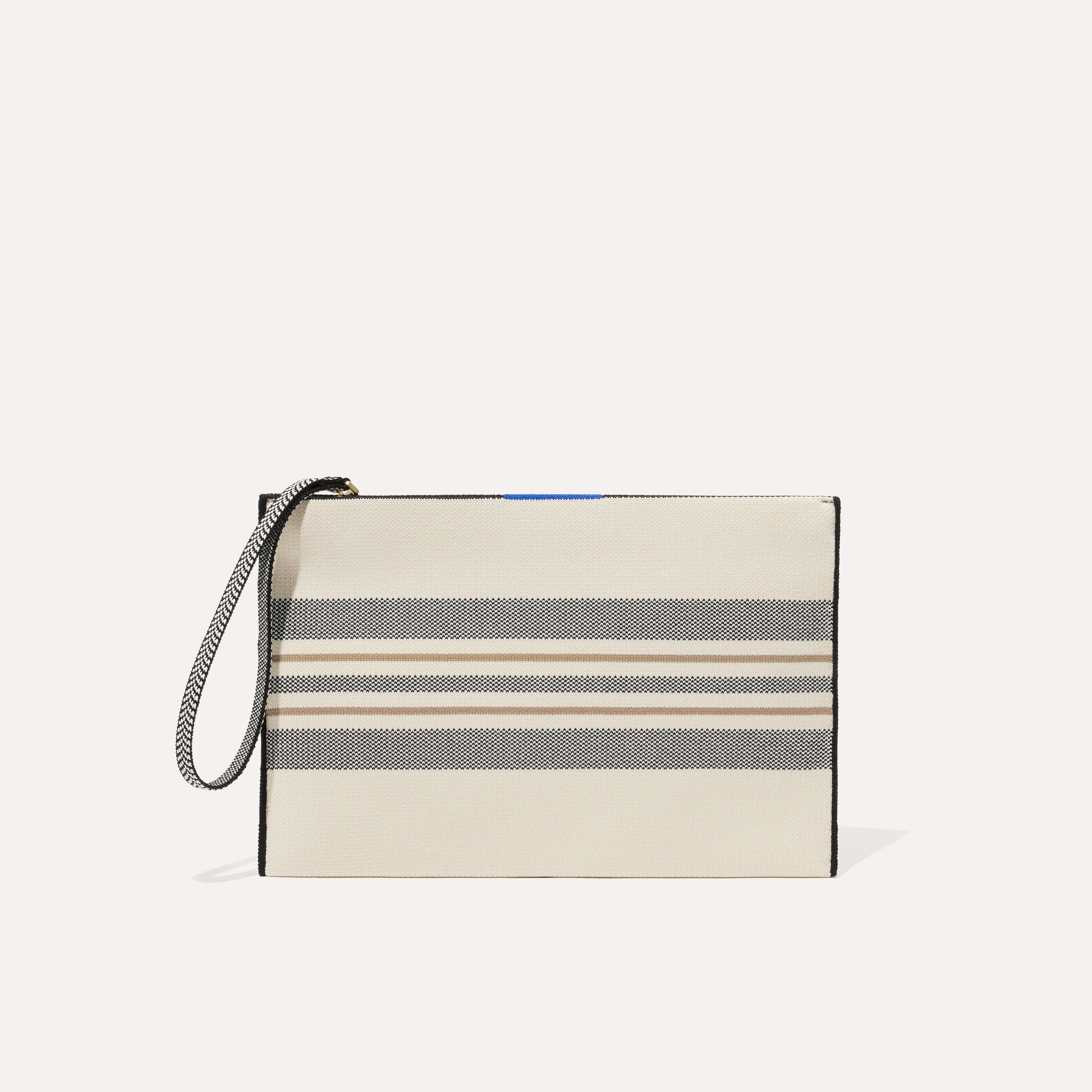 PLP |The Wristlet in Polar Stripe shown from the front.