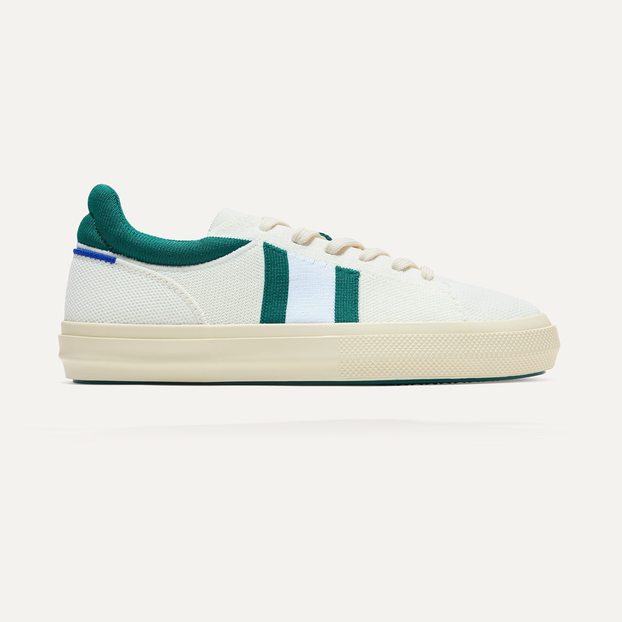 The RS02 Sneaker in Kelly shown from the side.