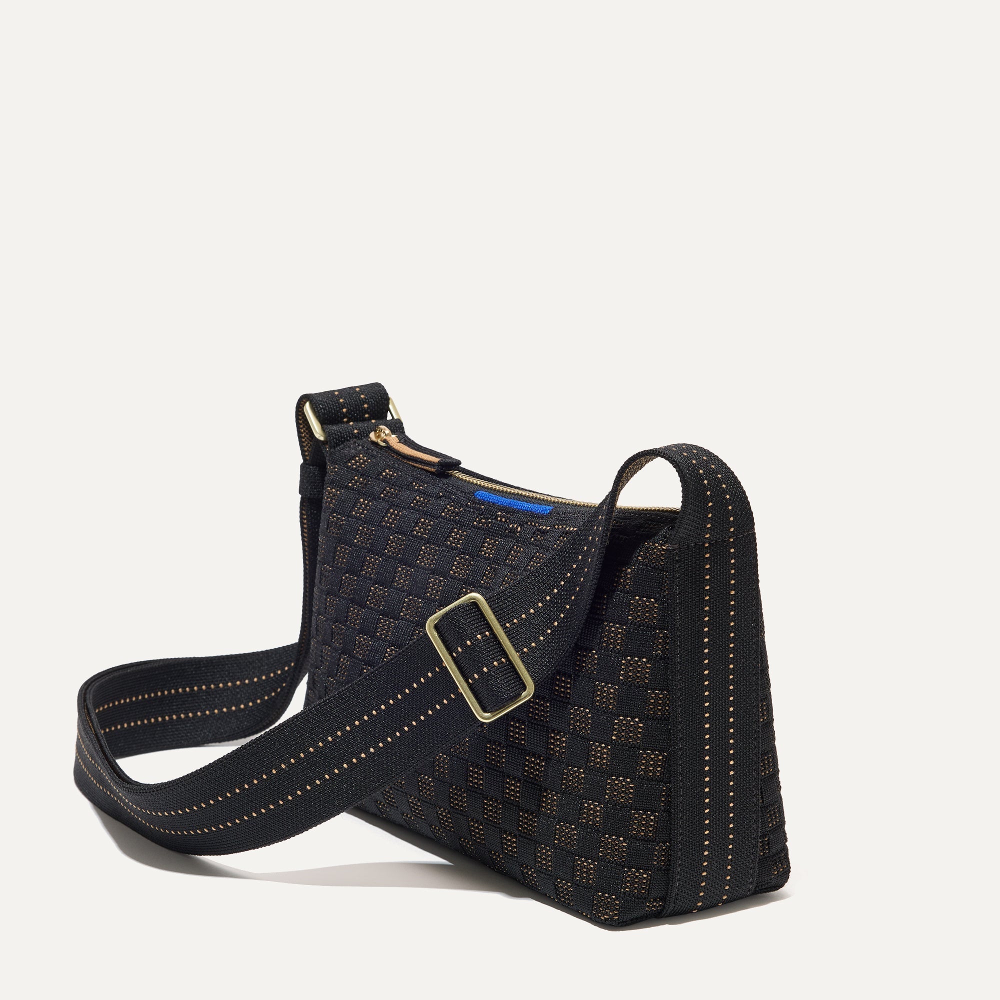 The Casual Crossbody in Night Song, shown from the side at an angle.