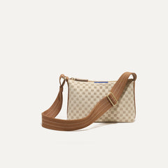 PLP |The Casual Crossbody in Vanilla Wafer, shown from the front.
