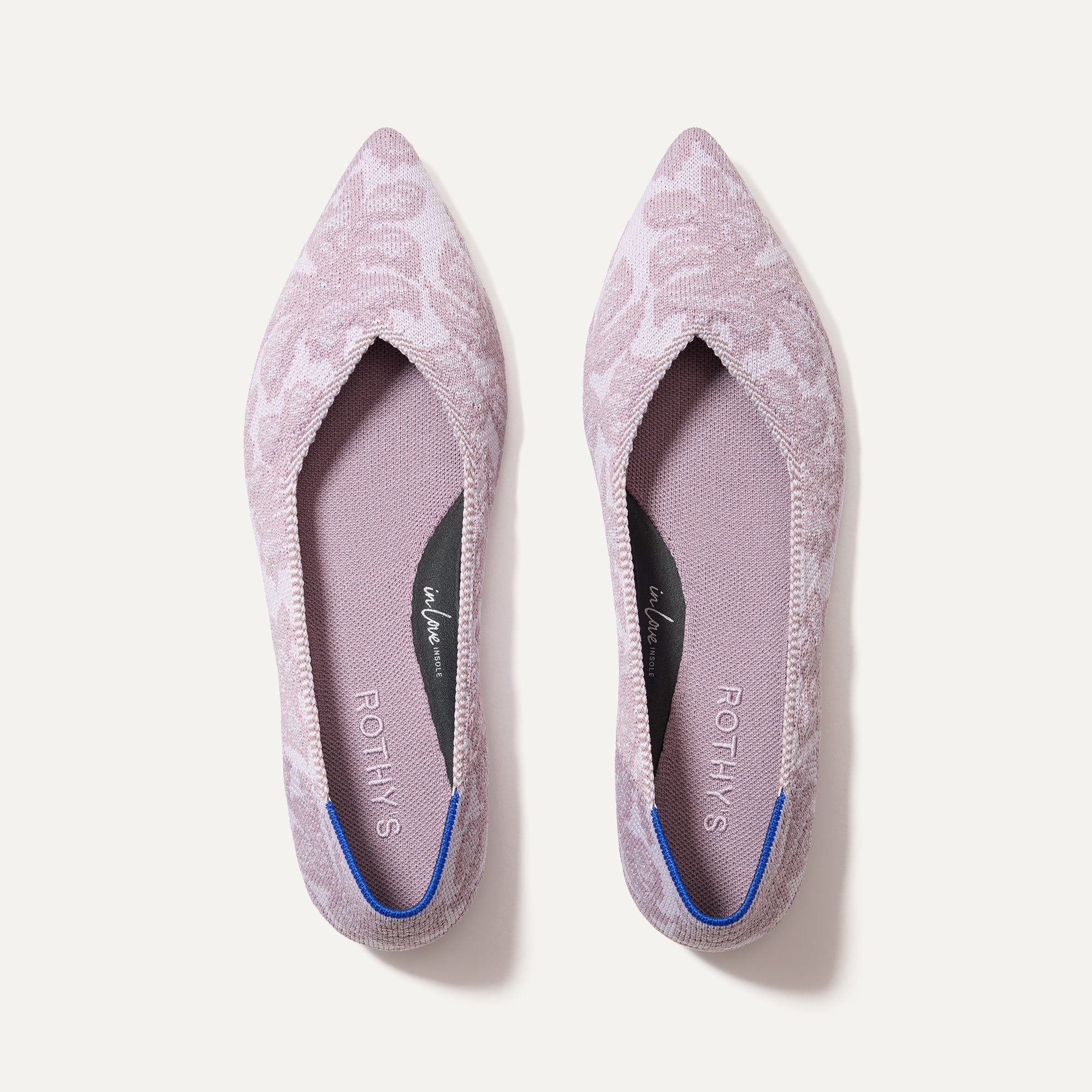 The Point II in Lilac Chantilly shown from the top.