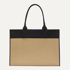 PDP |The Classic Tote in Tiramisu, shown from the front. 