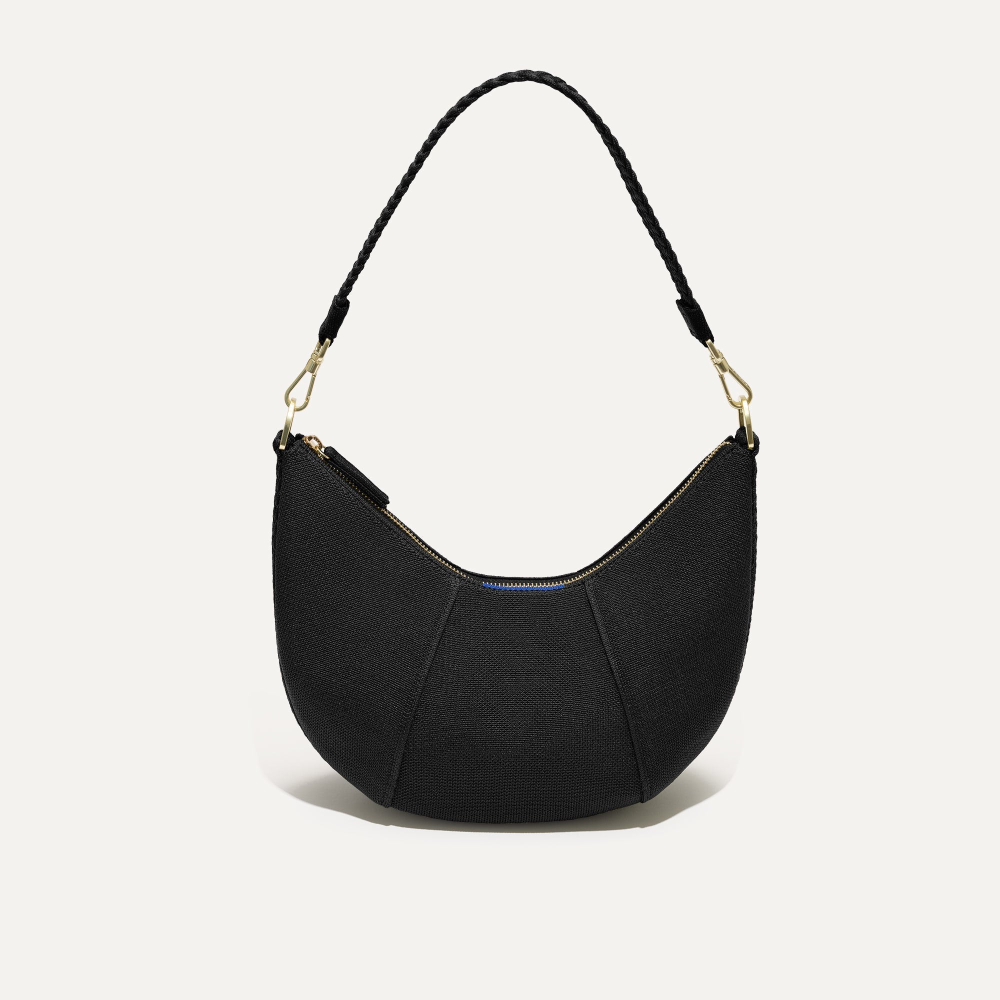 PLP |The Crescent Bag in Black Licorice.