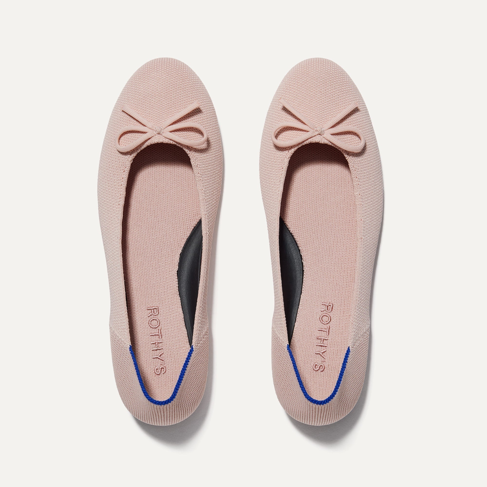 The Ballet Flat in Ballerina shown from the top. 