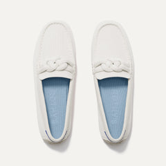 The Braid Driver in Cream shown from the top.