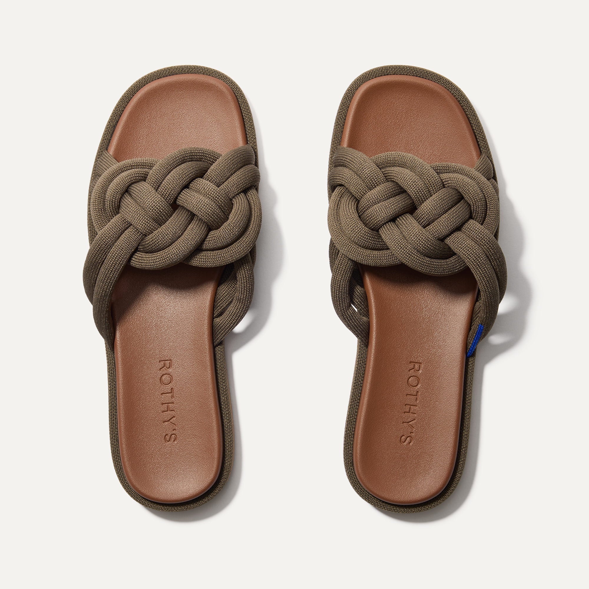 The Summer Sandal in Safari shown from the top.