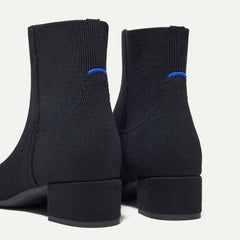 The Classic Boot in Black shown from the back.