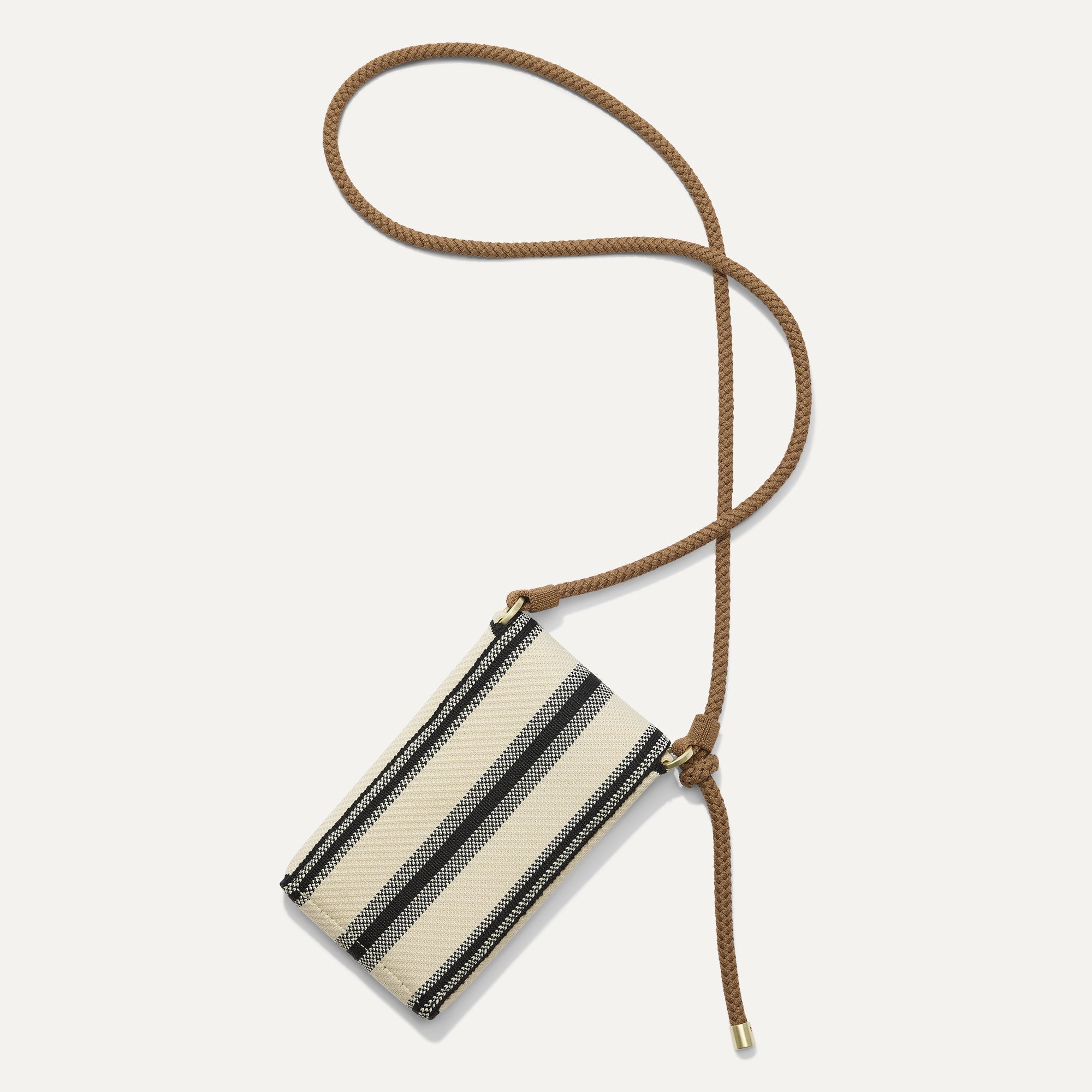 The Phone Crossbody's back in Coastline shown from above.