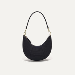 PLP |The Mini Crescent Bag in Black.