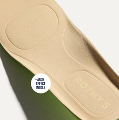 Close up of the Arch Effect Insole on The Daily Driver in Sesame. 