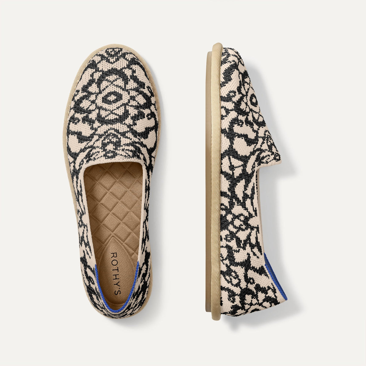The Cruiser Loafer in Espresso Bloom shown from the top. 