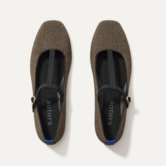 The T-Strap Mary Jane in Bronzite shown from the top.