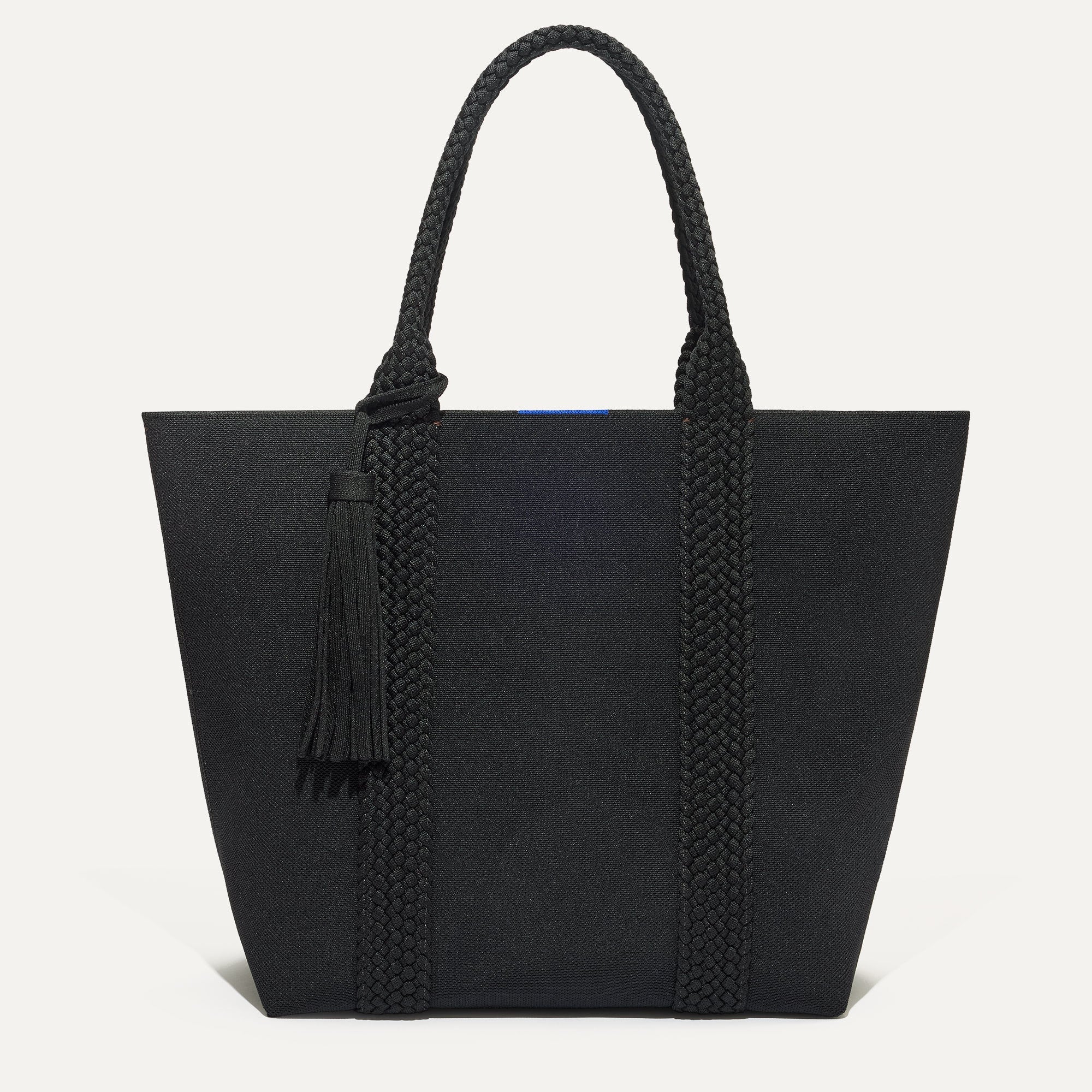 PDP |The Lightweight Tote in Black Licorice shown from the front.