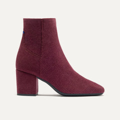 The High Classic Boot in ReVelvet™ Syrah shown from the side. 