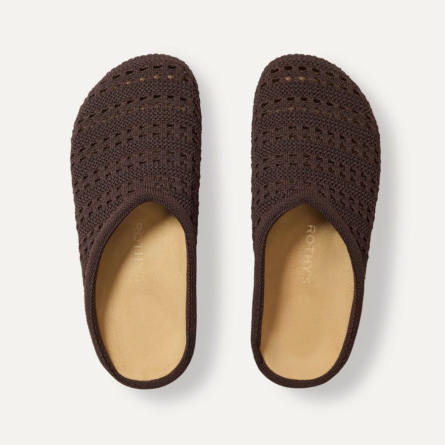 The Casual Clog - Chocolate Crochet